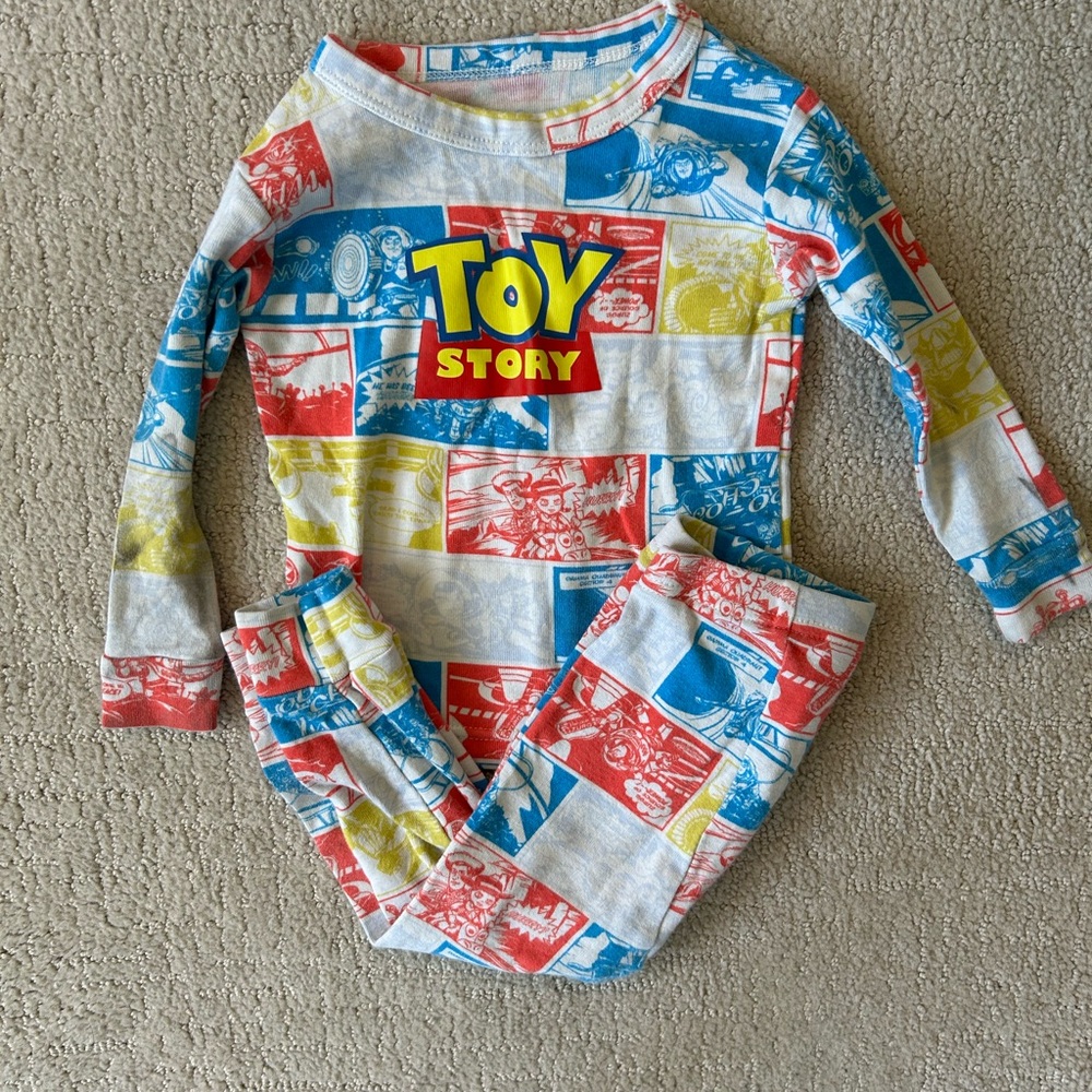 Gap x Pixar Toy Story toddler pajamas cotton 12/18 months